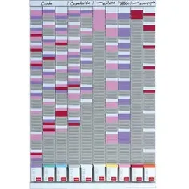 NOBO Stecktafel 64,5 x 96,0 cm 10 Spalten