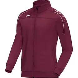 JAKO Herren Polyesterjacke Classico, maroon, XL