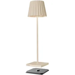 Sompex LED-Außentischleuchte Troll 2.0 Aluminium Beige Sand
