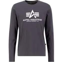 Alpha Industries  T-Shirts & Poloshirts Basic T - Longsleeve - vintage grey  in Grau, EU S