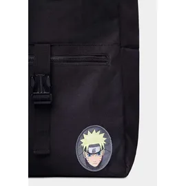 Difuzed Naruto Shippuden Rucksack Resource Backpack Uzumaki Drawstring Anime Manga - Schwarz