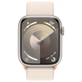 Apple Watch Series 9 GPS + Cellular 45 mm Aluminiumgehäuse polarstern, Sport Loop polarstern M/L