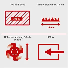 SCHEPPACH SC38 Elektro-Vertikutierer (5912007901)