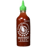 Flying Goose Sriracha Chilisauce, scharf, grüne Kappe, scharfe Würzsauce