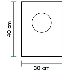 MONOUSO - Flachbeutel Markt Block Bio Home Compost 30x42,5cm 14μm (100 Stück)