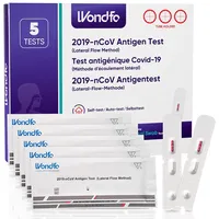 Wondfo Corona Test Schnelltest 5 Stück SARS-CoV-2 Antigen Schnelltest für zu Hause