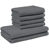 REDBEST Oceanside Handtuchset 6-tlg. grau