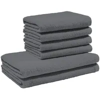 REDBEST Oceanside Handtuchset 6-tlg. grau