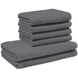 REDBEST Oceanside Handtuchset 6-tlg. grau