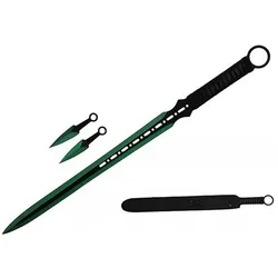 Ninja Schwert mit Kunai und Saya