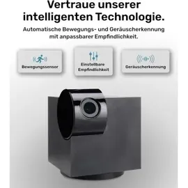Pettec Pet Cam 360° Schwarz