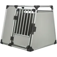 Trixie Transportbox Aluminium XL 94 x 87 x 93 cm Hellgrau/ Silber