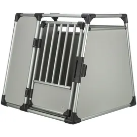 Trixie Transportbox Aluminium XL 94 x 87 x 93 cm Hellgrau/ Silber