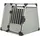 Trixie Transportbox Aluminium XL 94 x 87 x 93 cm Hellgrau/ Silber