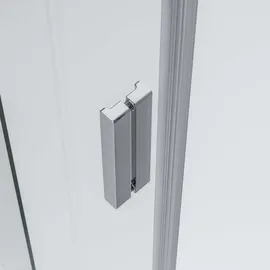 nextrend - gmbh NT806 FLEX Nischendusche mit Schiebetür 130 x 195 cm Klarglas 6 mm