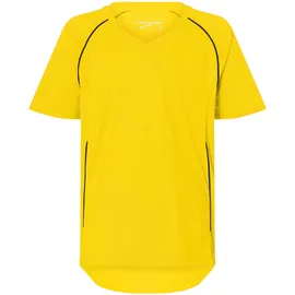 James & Nicholson Kinder Team Shirt T-Shirt JN386K yellow/black XL (146/152)