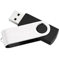 MediaRange USB-Stick 8 GB USB Typ-A 2.0 Schwarz, Silber
