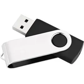 MediaRange USB-Stick 8 GB, USB Typ-A 2.0 Schwarz, Silber