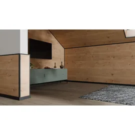 EGGER Abdeckleiste Wandverkleidung Decowall AL537 Schwarz 2,4 m