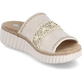 Rieker Pantolette beige, - Beige - 41