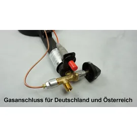 Bluecraft 4-Bein Gas-Hockerkocher 10,5 kW mit Zündsicherung Piezozündung inkl. 2 in 1 Ga...