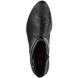 Rieker Damen Klassische Stiefeletten Y0783, Frauen Stiefeletten,übergangsschuhe,Stiefel,Bootee,Booties,halbstiefel,schwarz (00),38 EU / 5 UK