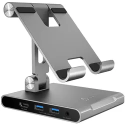 j5create Multi-Angle Stand mit Docking Station