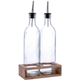 Quid Naturalia Öl- und Essig-Set, Glas, 500 ml, transparent