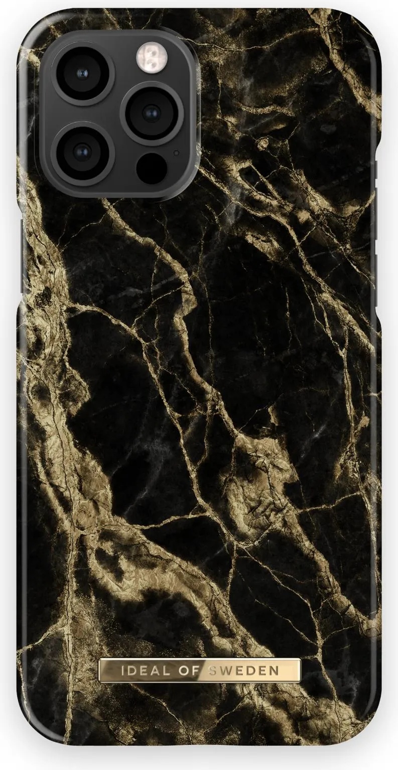 iDeal Of Sweden Designer Hard-Cover Golden Smoke Marble (iPhone 13 Pro Max), Smartphone Hülle, Mehrfarbig
