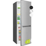 Bomann KG 7359 Kühl-Gefrierkombination (173 l, 1430 mm hoch, Edelstahl)