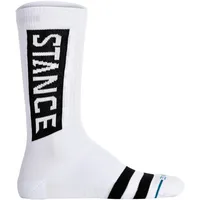 Stance Socken OG Crew 1er Pack Weiß 38-42
