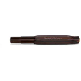 KAWECO Füllfederhalter Set Ebonit Sport M