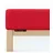 90 x 190 - 100 x 200 cm red deep