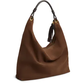 Tommy Hilfiger STATEMENT LEATHER HOBO Shopper Leder Brown