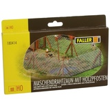 FALLER Maschendrahtzaun mit Holzpfosten 180414 H0