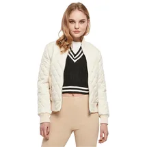 URBAN CLASSICS Diamond Quilt Nylon Steppjacke White Sand M