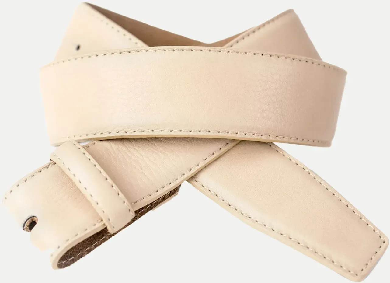 Ledergürtel Beige 95
