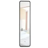 Umbra Hub Standspiegel - Ganzkörperspiegel für Wohnzimmer, Schlafzimmer und Diele, Schwarz,