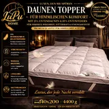 Topper 140x200 Matratzenauflage 85% Entenfedern 15% Daunen 8cm OEKO-TEX