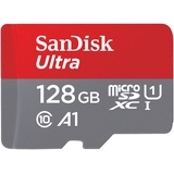SanDisk Ultra microSD UHS-I U1 A1 140 MB/s + SD Adapter 128 GB