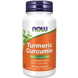 Now Foods, Turmeric Curcumin (Kurkuma), 665mg, 60 vegane Kapseln, Laborgeprüft, Glutenfrei, Sojafrei, Glutenfrei, Vegetarisch, ohne Gentechnik