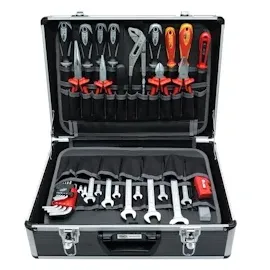 FAMEX Profi Werkzeugkoffer 109-tlg. schwarz