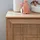 sweeek - Sideboard mit Rattangeflecht 80 x 39 x 65,8 cm - Natur