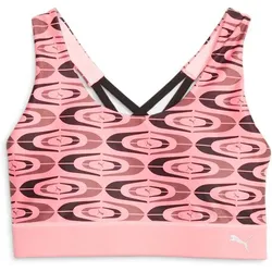 PUMA Damen Top RETRO GLAM STRAPPY BRA, KORAL ICE, XL