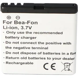 AccuCell Akku passend für Bea-Fon SL652A, SL652AF, SL652AD, SL660, SL670 Akku