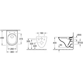 Villeroy & Boch O.novo Combi-Pack (5688HRR1)