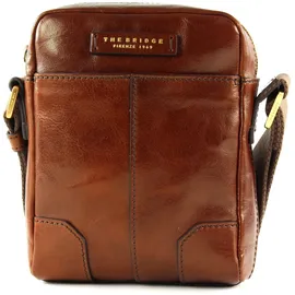 the Bridge Vespucci Man Bag Umhängetasche Leder Brown