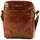 the Bridge Vespucci Man Bag Umhängetasche Leder Brown