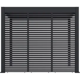 Paragon Lamellen Sichtschutz für Pergola Grand Tuscan 10 0,94 x 2,34 m Grau