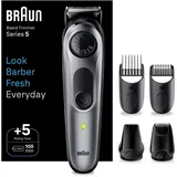 Braun Bartschneider Series 5 BT5440, Haarschneider für Männer mit Stylingwerkzeugen, 100 Minuten Laufzeit